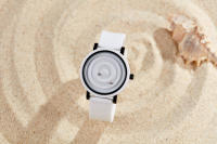Reloj De Cuarzo Impermeable Para Hombres Y Mujeres Con Indicador Magnético Flotante Y Acero Inoxidable Simple Y Creativo - details 3