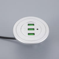 Cargador De Escritorio Con 3 Puertos USB 3 En 1 HUB Para Teléfono Móvil Accesorio De Carga Para Computadora Y Despachador De Datos - details 13