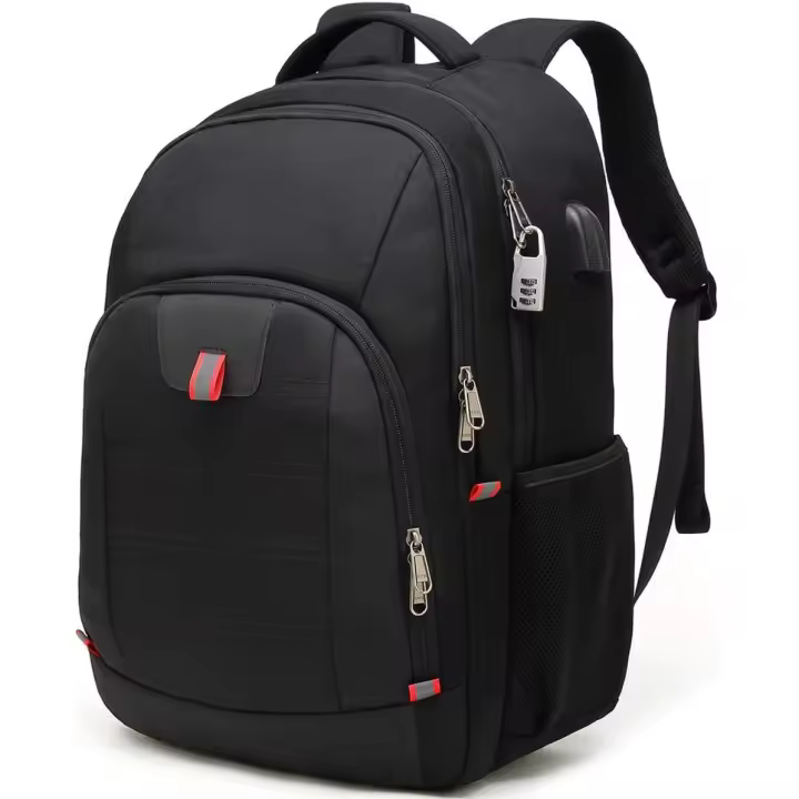 Mochila para cargador portátil, Bolso antirobo Extra Grande para Viaje de Negocios con Puerto de carga USB - 1