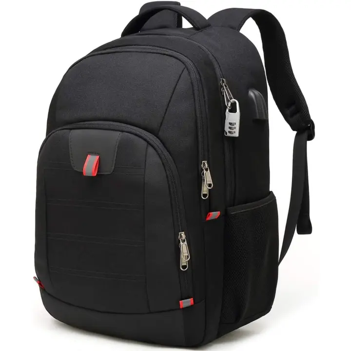 Mochila para cargador portátil, Bolso antirobo Extra Grande para Viaje de Negocios con Puerto de carga USB - 1