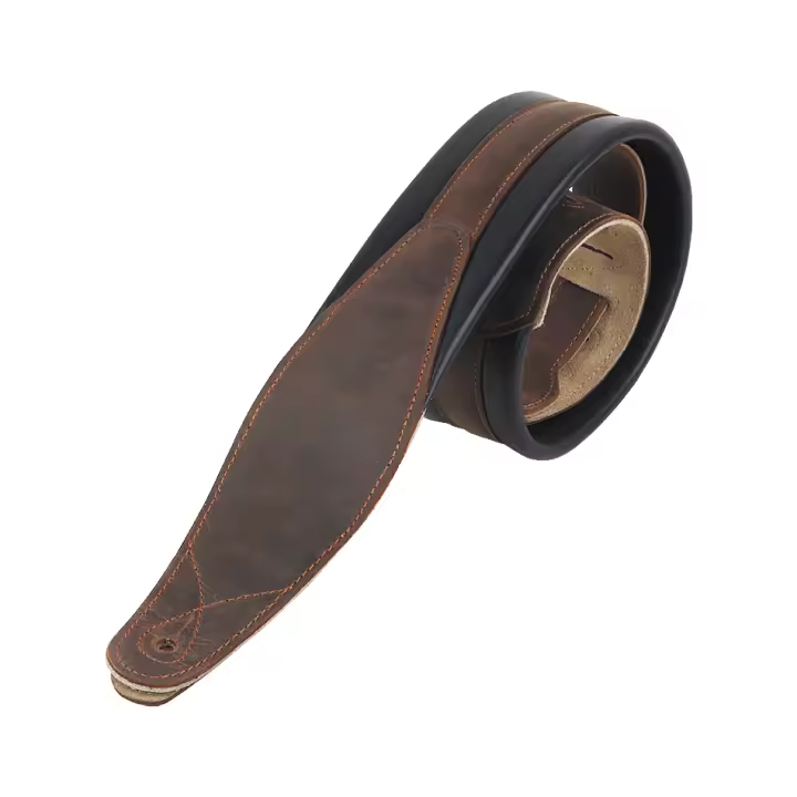 Correa De Guitarra Gearlly Para Electrónica Y Bass Piel Superior Con Espuma Ajustable Correa De Música De 8cm X 108-142cm - 1