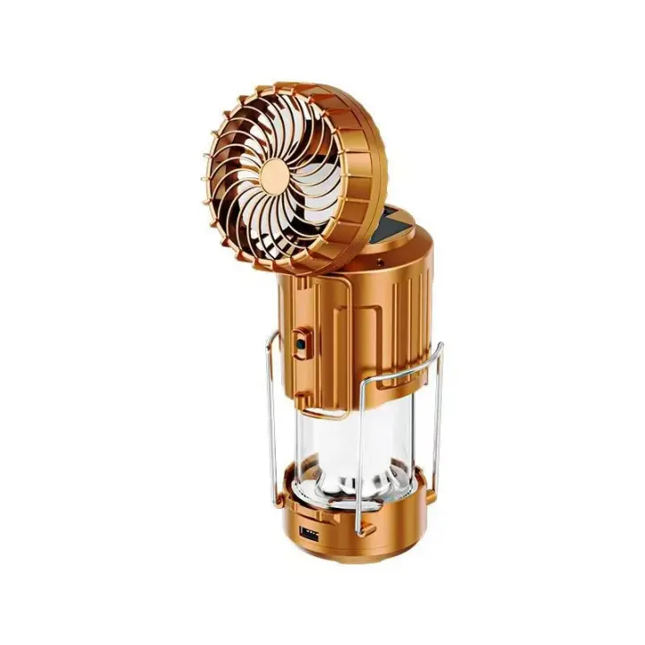 Ventilador de carga solar al Aire Libre Lintera camping Lintera portátil eradytiramiento camping Lintera se puede Colgar y llevar camping the Interior - 1