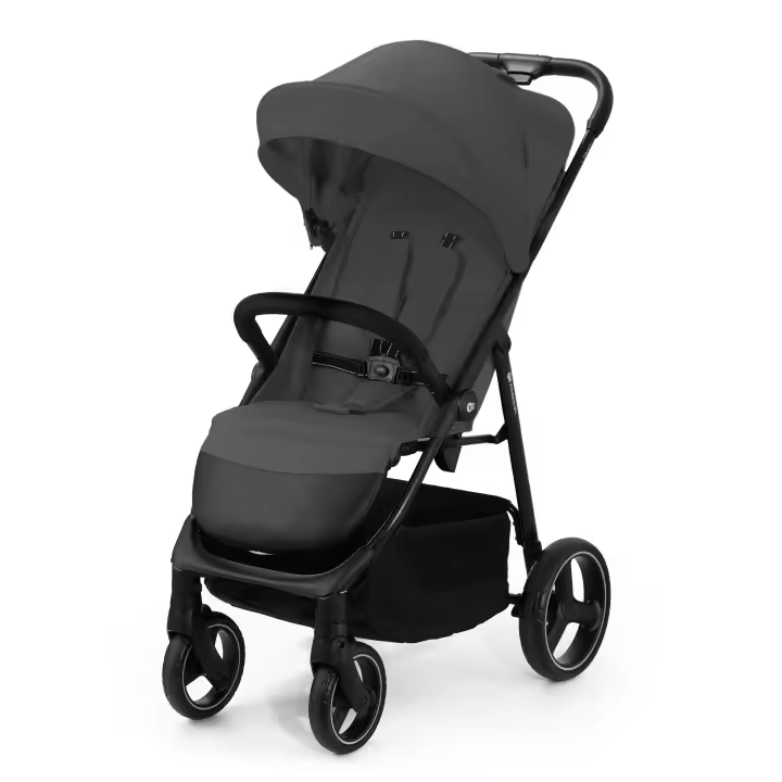 Kinderkraft - Silla de Paso para bebé TRIG 3 hasta 25 kg - plegable con una mano, asiento regulable y grande - ruedas impinchables - 1