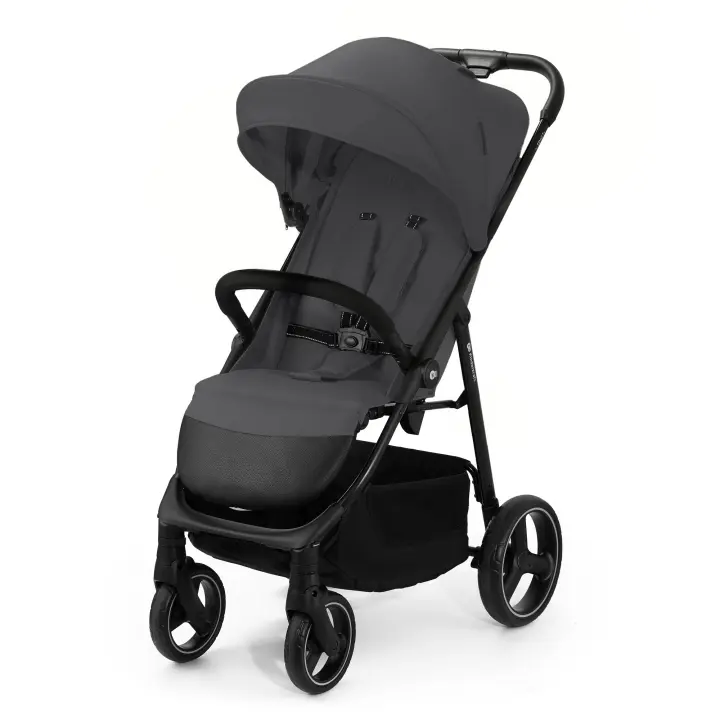 Kinderkraft - Silla de Paso para bebé TRIG 3 hasta 25 kg - plegable con una mano, asiento regulable y grande - ruedas impinchables - 1