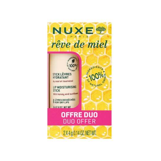 Nuxe Rêve de Miel Stick de Labios Hidratante 2x4 g — oferta en Miravia