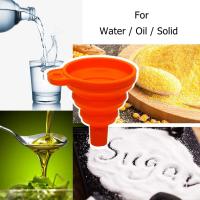 Funel De Silicona Ecológica Para Rellenar Botellas De Cocina Funel Colapsable Pequeño Para Líquidos Polvo - details 8