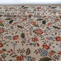 Lafábricadelastelas- Gobelino Jacquard, tela por metros flores diversas, vintage .Tapicería, resistente, opaco, de calidad, cortinas, cojines, colchas, bolsos. - details 3
