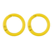 5Pcs/Lot Anillo Metálico 25mm Con Abrazadera De Resorte Clip Para Cadena De Perros Accesorios Para Joyería DIY Hebilla De Llavero Con Gancho Abrepuertas - details 12
