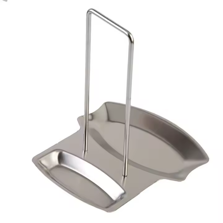 Rack De Cocina De Acero Inoxidable Soporte Para Ollas Tazas Y Cubiertos Organizador De Estufa Estante Para Cubiertos Y Sopas - 1