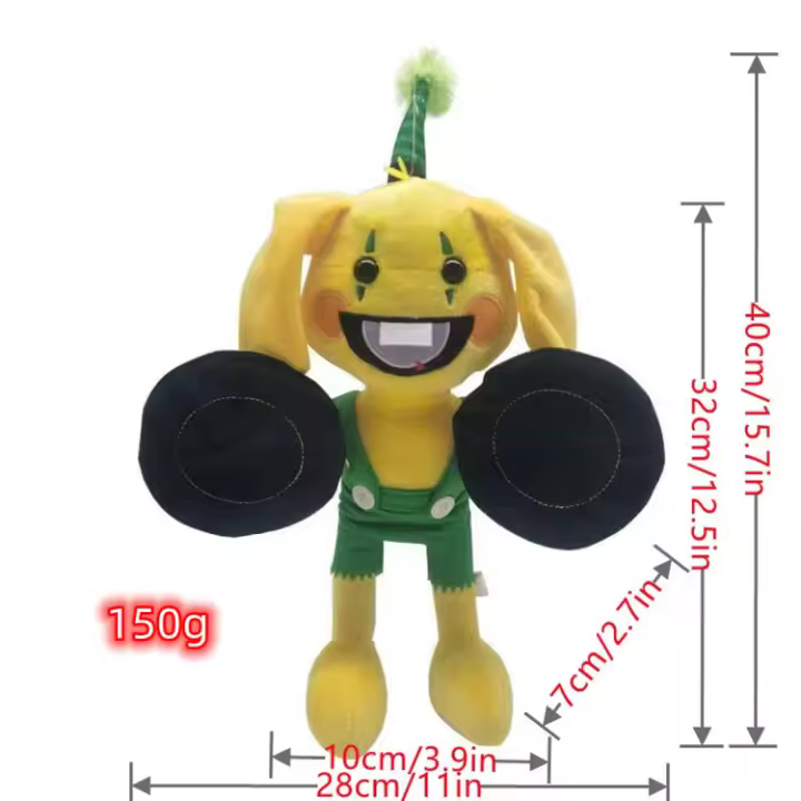 Muñeco de peluche de conejo oruga de Puzzle Factory: personaje creativo del juego Mechanical Partner - 1