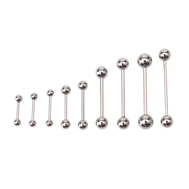 10PCS Anillos De Acero Inoxidable Para Piercing De Nariz Y Ombligo Barbell Adecuados Para Hombres Y Mujeres Joyería Corporal