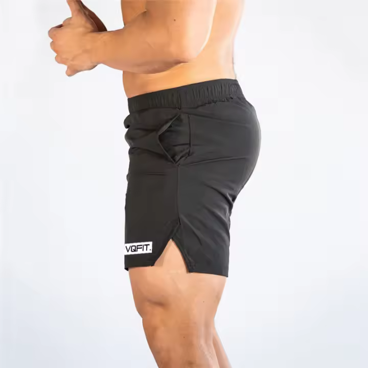 Sports Straight Cropped Pants Running Training Pants Loose Casual Beach Shorts - 1
