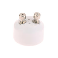 Soporte De Lámpara Blanca Convertidor Adaptador De Punta G4 GU5.3 GY6.35 Para Bombilla LED Halógena De Calidad Superior Cerámica GU10 a MR16 - details 4