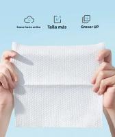 50pcs Toallas Desechables Para Limpieza Facial Suaves De Algodón Toalla Extractable Para Belleza Y Salón De Belleza Eliminación De Maquillaje - details 2