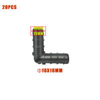 Adaptador De Conexión De Riega Succión 90 Grados Barra De Plástico ABS DN16mm/DN20mm/DN25mm Para Sistema De Riega 20 Piezas - details 0