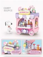 Bloques De Construcción Creativos Snoopy Tienda De La Ciudad Serie De Escena De Calle Juguetes Educativos Para Niños Regalos De Vacaciones Bloques De Plástico Pequeños Compatible Con Lego - details 4
