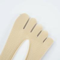 Calcetines De Verano Para Mujer Ultradelgados Cinco Dedos Con Silicona Antideslizante Transpirables Y Anti-fricción Calcetines Invisibles Para Uso Casual Y De Vestir - details 2