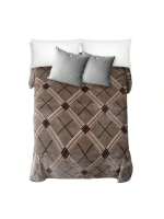 MIRAMAX-Manta de Cama Grande 220x240 cm 2 kg | Estampados Variados | Manta Suave, Cálida y Decorativa para Dormitorio, Sofá y Hogar - details 7