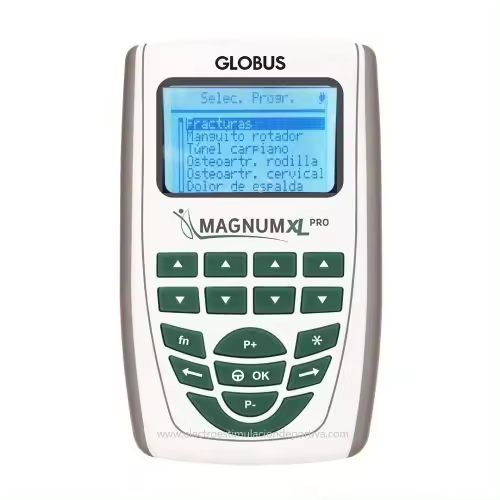 Globus Magnum XL PRO Magnetoterapia para rehabilitación. Incluye programas de estética. Equipo de dos canales y 46 programas. Hasta 200 hercios - 1