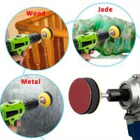 Kit De Discos De Arena De 2 Pulgadas 50-100pcs Para Taladro Herramientas Rotativas Con Placa De Apoyo Incluye Papel De Piedra De 60-2000 - details 2