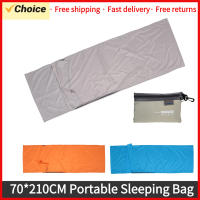 Bolsa De Dormir Portátil TOMSHOO 70x210CM Para Camping Y Senderismo Exterior Con Funda De Almohada Y Material De Poliéster Pongee Tamaño Estándar Para Adultos - details 0