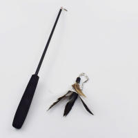 Juguete Para Gatos Telescopio De Tres Secciones Muy Largo Palillo Telescopio Para Gatos Cabeza De Pluma Reemplazable Suministros Para Juguete De Gatos - details 5