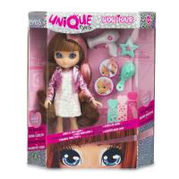 Unique Eyes Wow Hair Muñeca con mirada mágica y larga melena con accesorios de peluquería y plantillas para decorar su pelo - Giochi Preziosi MYM08000 - details 7