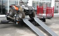 Arebos 2x Rampas de Carga - Riel de Carga de Acero Galvanizado - 200 Kg por Pieza - 400 Kg por Par - Rieles de Carga para Motocicleta - ATV - Quad - Coche - Rampa de Carga - Rampa de Remolque - Versátil - Alta Calidad - Estabilidad - details 0