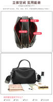 Bolso De Hombro Para Mujer De Cuero Genuino Estilo Casual Con Correa Ancha Y Comodidad Gran Capacidad Color Blanco Negro Caqui Azul - details 21