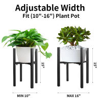 Soporte Ajustable Para Plantas Compatible Con Macetas De 12 a 16 Pulgadas Estructura Expansible De Metal Fácil De Montar Muebles Para Plantas - details 1