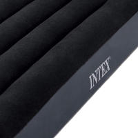 INTEX - Colchón hinchable doble Pillow Rest Classic, tamaño Queen 2 personas, con bomba eléctrica integrada, superficie flocada y diseño con almohada, 152x203x25 cm, ideal para el hogar y visitas, colchones hinchables - details 5