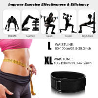 Cinturón De Pesas Para Gimnasio Y Levantamiento De Pesos Para Hombres Y Mujeres Soporte De Espalda Para Squat Y Dip Correa De Cintura Para Powerlifting Y Barbells - details 2