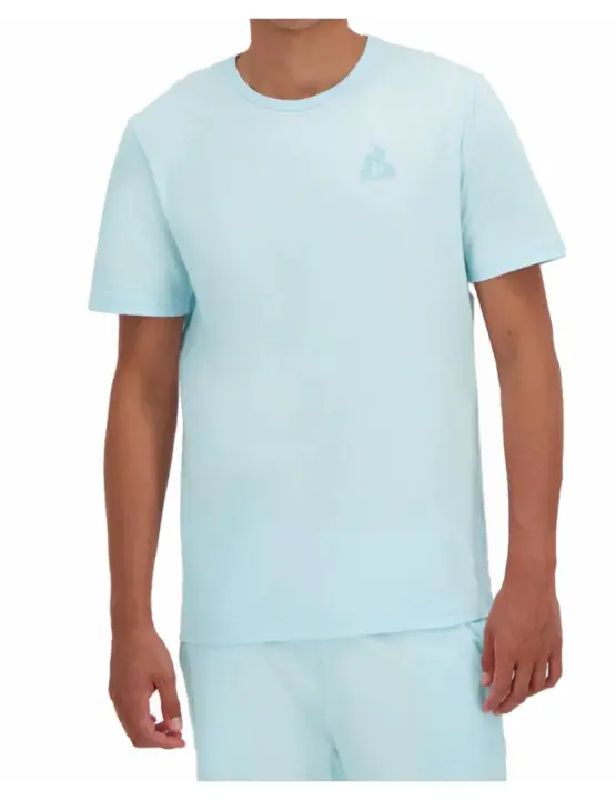 Camiseta Lecoq M Monochrome SS Nº3 Azul - 1