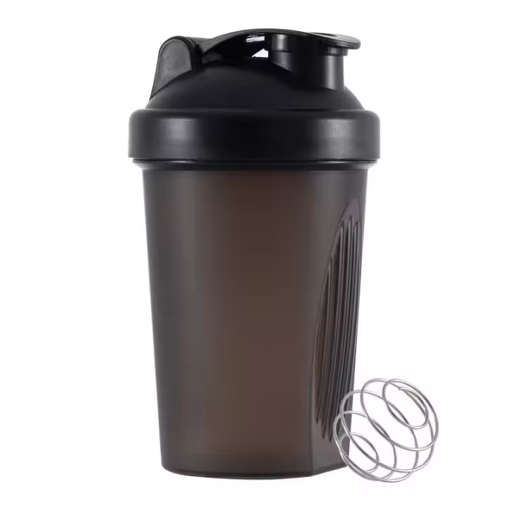 Botella De Gimnasio Portátil 400ML Mezclador De Proteína De Caseína Plástico Para Bebida Y Agua Deportiva Fitness - 1