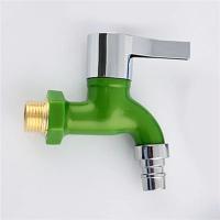 Conector Rápido De Agua Para Jardín Y Balcón Tapa Macho Montaje En Pared Fregadero De Máquina De Lavar Plástico Con Hilo Macho - details 3