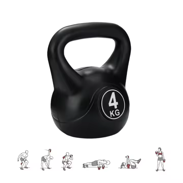 Vicyol S&D Pesa Kettlebell Hormigón Neopreno. Entrenamiento Muscular en Casa y Gimnasio. Diseño Ergonómico - 1