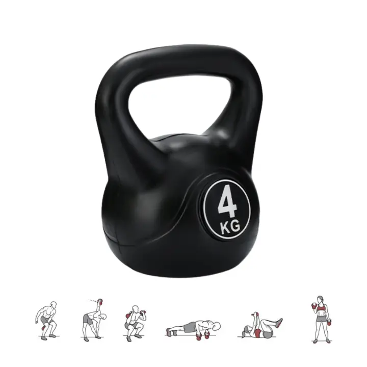 Vicyol S&D Pesa Kettlebell Hormigón Neopreno. Entrenamiento Muscular en Casa y Gimnasio. Diseño Ergonómico - 1