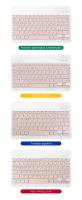 Teclado Inalámbrico Bluetooth Recargable Para Tablet Android iOS Windows Huawei Samsung Xiaomi Pad Mouse Compatible Con 2024 - details 0