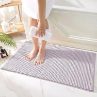 Zimmy - Alfombra de Baño en Chenilla - Microfibra Suave, Antideslizante y Absorbente en Varios Colores (40x60 cm) - details 0