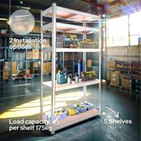 AREBOS 2X Estanteria Metalica | Estanterias Almacenaje 180x90x40cm | 875 kg | Estanterías Metálicas | Estanterias Metalicas Almacenaje | 5 Baldas - details 10