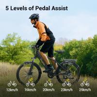 Eleglide T1 Bicicleta eléctrica de trekking con neumáticos de 27,5 pulgadas, batería de 36V 13Ah, motor de 250W, Shimano 7 velocidades, velocidad máxima de 25 km/h, alcance máximo de 100 km, resistente al agua IPX4, freno de disco dual - details 9