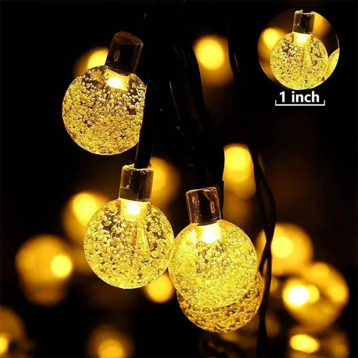 Guirnaldas Luces Exterior Solares 11M 60 LED - 1
