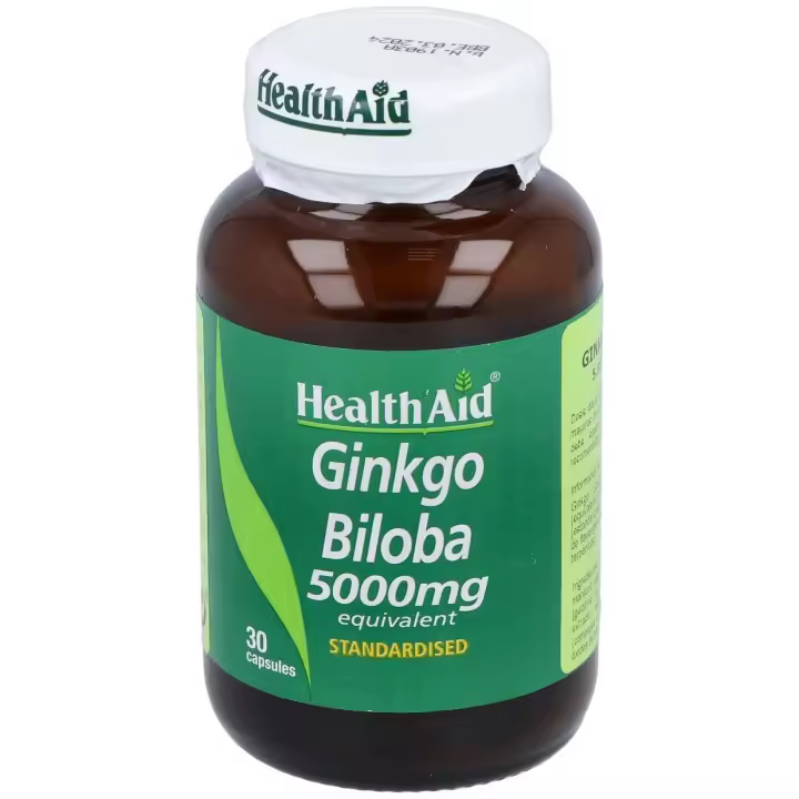 Ginkgo Hoja Ext.Estand. 30Cap. Health Aid - 1
