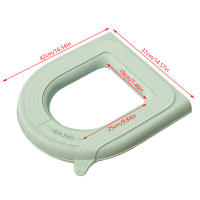 Cubierta De Asiento De Inodoro EVA Para Verano E Invierno Tapete Caliente Y Suave Lavable Cubierta De Tapa De Inodoro Accesorio De Baño Bidet - details 7