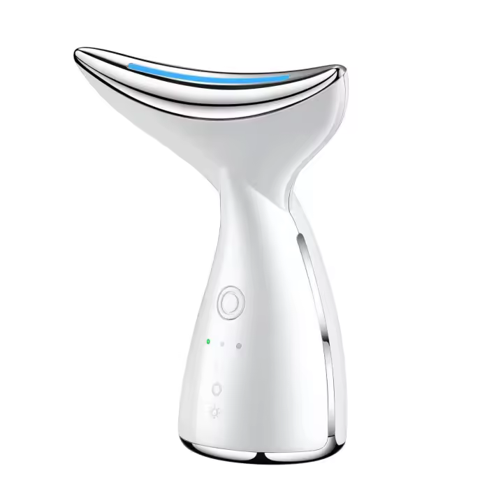 De Belleza múltiple, vibración de masaje, de tratamiento, rejuvenecimiento de la piel with Luz LED Cuidado, antideslizante base, Batería de Lara duración - 1