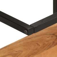 vidaXL Estante de pared madera maciza de acacia y hierro 40x30x50 cm - details 5