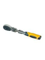 Llave de Carraca Reversible y Articulada con 3 Posiciones 175mm/200mm/225mm para Automoción  -  FORCH Cabeza Articulada con Bloqueo en 10 Posiciones y Dentado Fino  -  Carraca reversible articulada telescópica - Herramienta Extensible con Punto de Bloqueo - details 2