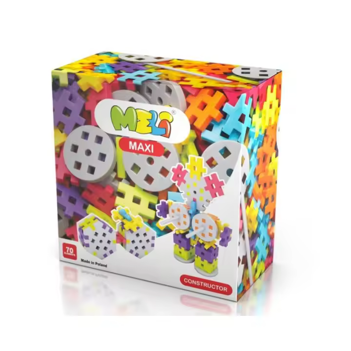 BLOQUES MELI MAXI CONSTRUCTOR 70 PIEZAS A PARTIR DE 1 AÑO - 1