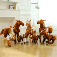 Juguete De Peluche Realista Con Esqueleto Y Sangre Caballo Lusa Flores Caballo Muñeco De Simulación Regalo Para Todas Las Edades - details 3