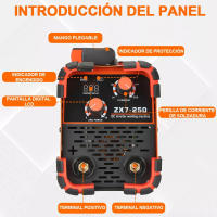 Máquina de soldadura portátil, soldador de arco con pantalla Digital LCD, arranque en caliente, 300A, cable de soporte de electrodo, 220V  Máquina de soldadura por arco - details 1